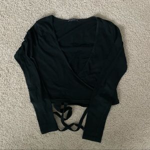 brandy melville coco wrap top